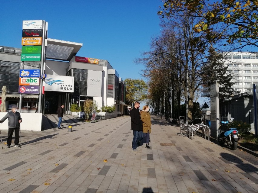 Piękny początek listopada w Kołobrzegu i spacer na molo