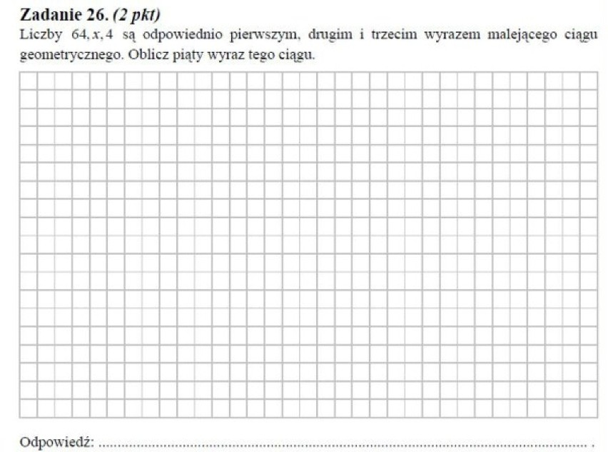 7 marca 2012 uczniowie napisali maturę próbną z matematyki z...