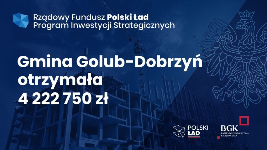 Gmina Golub-Dobrzyń: 4222750 zł na poprawę bezpieczeństwa i...