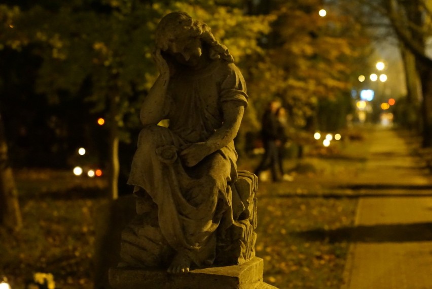 Wszystkich Świętych w Poznaniu: Noc na cmentarzu Jeżyckim