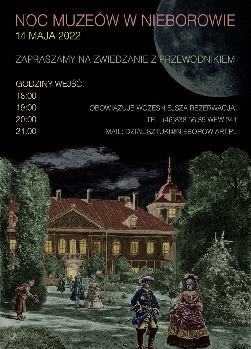 Nadchodząca Noc Muzeów w Nieborowie, Łowiczu i Rawie Mazowieckiej 