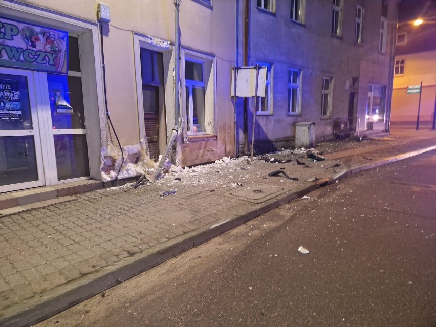 Skutki wypadku w Barwicach
