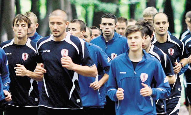 Pierwszy trening ełkaesiaków odbył się w parku na Zdrowiu.