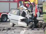 Śmiertelny wypadek na obwodnicy Nowych Skalmierzyc. Nie żyje 28-letnia mieszkanka Kalisza FILM, FOTO