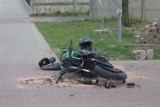 Głogów: Zderzenie motocykla i auta na ul. Mickiewicza