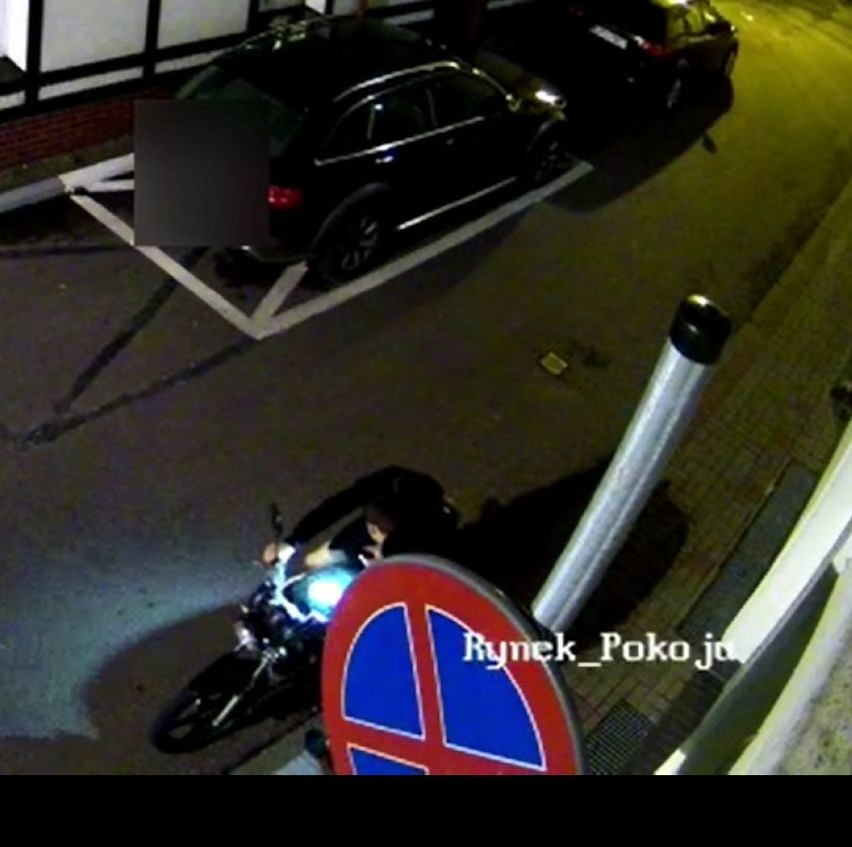 Puck, kradzież motoroweru na ulicy Pokoju (Stary Rynek w...