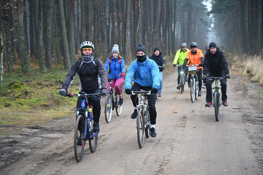 Mroźna pogoda nie była im straszna. Rowerzyście z Pleszewa...