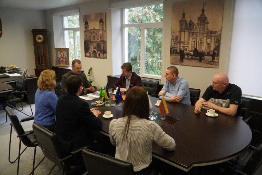 Delegacja Malborka we Włodzimierzu w Ukrainie