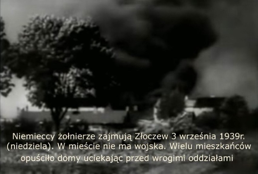 Wojska niemieckie w bestialski sposób spaliły Złoczew,...