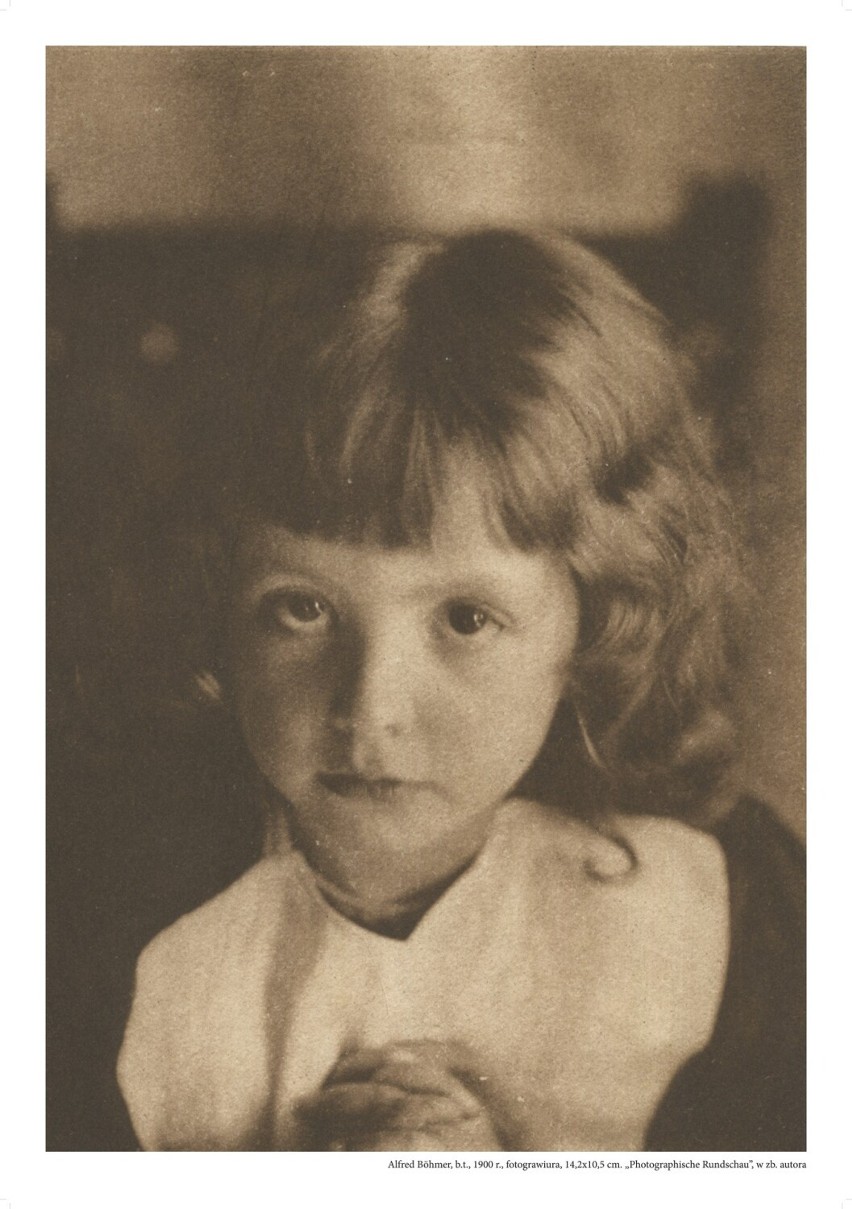 Alfred Bohmer, zdjęcie dziewczynki z ok. 1900 roku