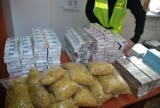 Nielegalny towar: Mikołów. Policjanci zabezpieczyli 750 paczek papierosów i 5,5 kg tytoniu