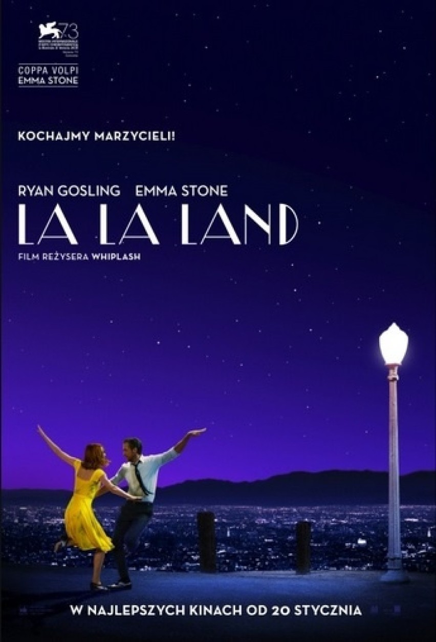 La La Land. Premiera: 20 stycznia 2017 (Polska) 31 sierpnia...