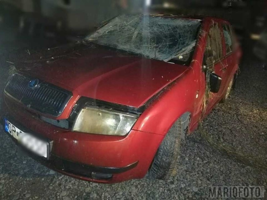 Skoda znaleziona w rzece w Dębiu pod Opolem.