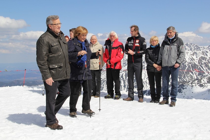 Tatry. Prezydent Komorowski na mszy na Kasprowym Wierchu [ZDJĘCIA]