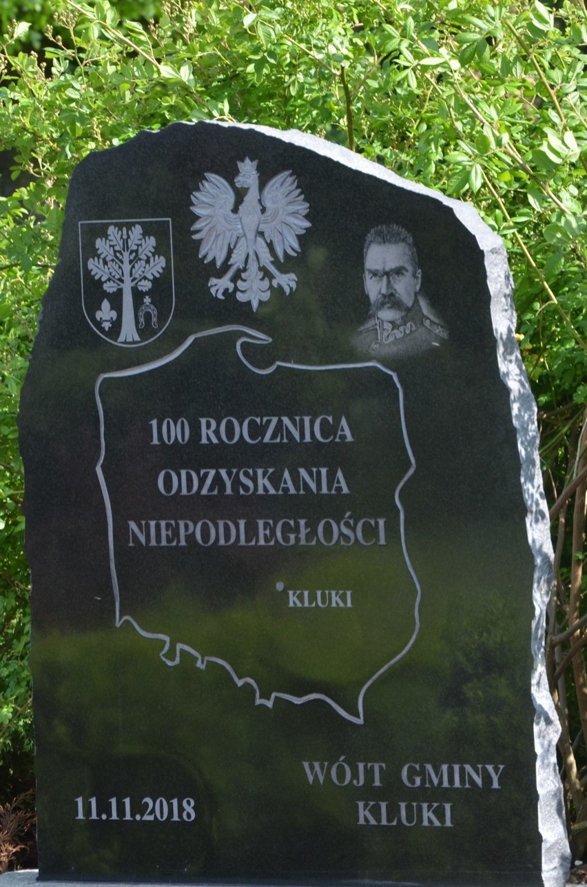 Gmina Kluki: Wójt ma już swoją tablicę niepodległości