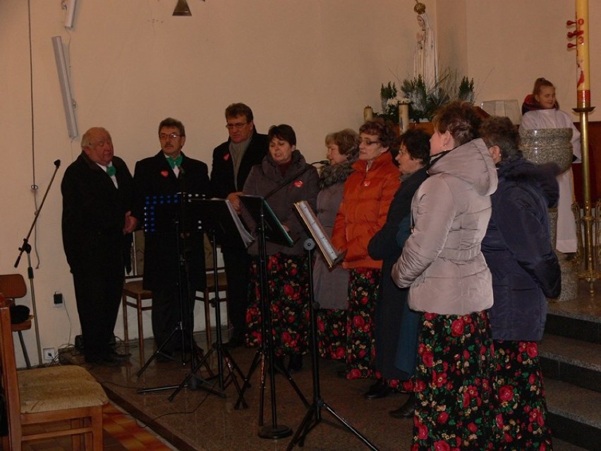 Opłatek pielgrzymów w Dzierżawach 2014