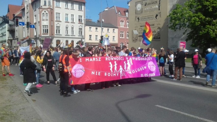 Pierwszy "Marsz Równości" w Bydgoszczy [relacja, wideo, zdjęcia]