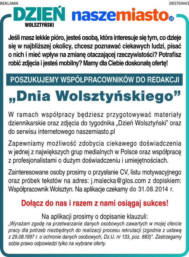 Praca w Dniu Wolsztyńskim