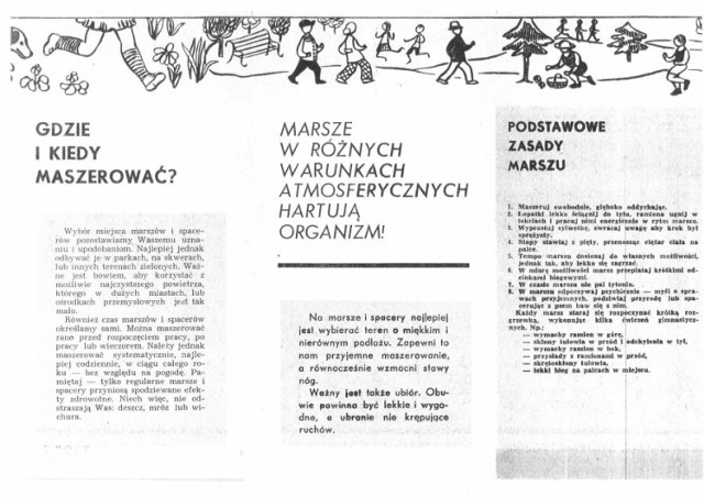 TKKF wspólnie z współorganizatorami, między innymi Miesiąca dla Zdrowia, zaprasza
mieszkańców Torunia do wspólnego MASZEROWANIA. Nie wszyscy mogą biegać, nie wszyscy jeżdżą na rowerze, ale wszyscy chodzą i spacerują. Jeżeli do tego dodamy kije Nordic Walking, to w pełni pokrywamy potrzebę ruchu ludzkiego organizmu.