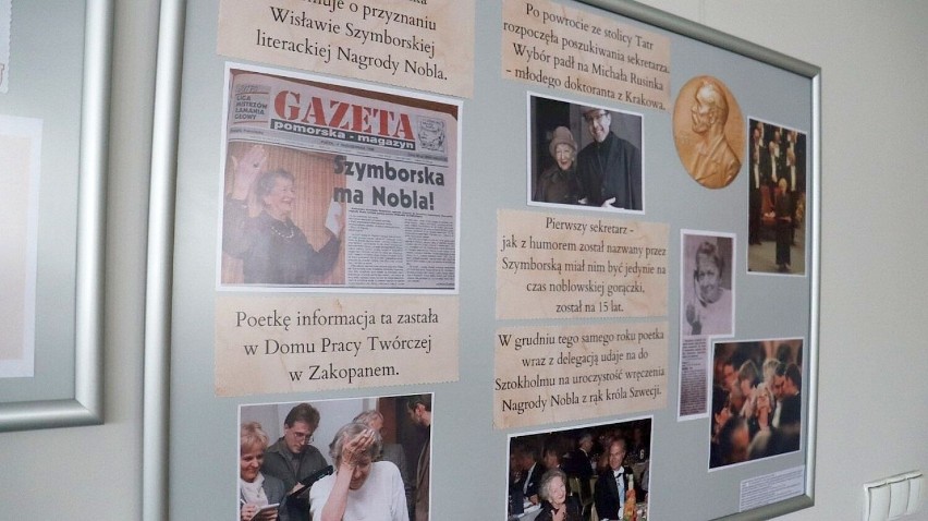 Inowrocław. W bibliotece otwarto wystawę "Szymborska na wiosnę", przybliżającą postać wielkiej poetki - noblistki 