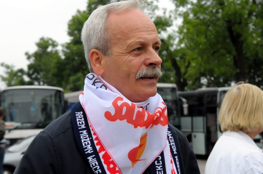 Lubelskie: Związkowcy z Solidarności pojechali na protest do Warszawy