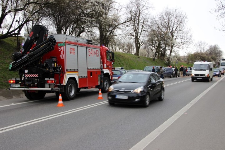 Wypadek na DK 91 w Tczewie. Zderzyło się pięć aut [WIDEO, ZDJĘCIA]