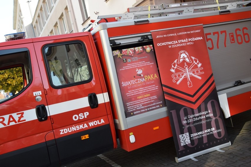 "Świąteczna Paka - dla dzieciaka od strażaka" akcja zduńskowolskiej straży. Można się przyłączyć 