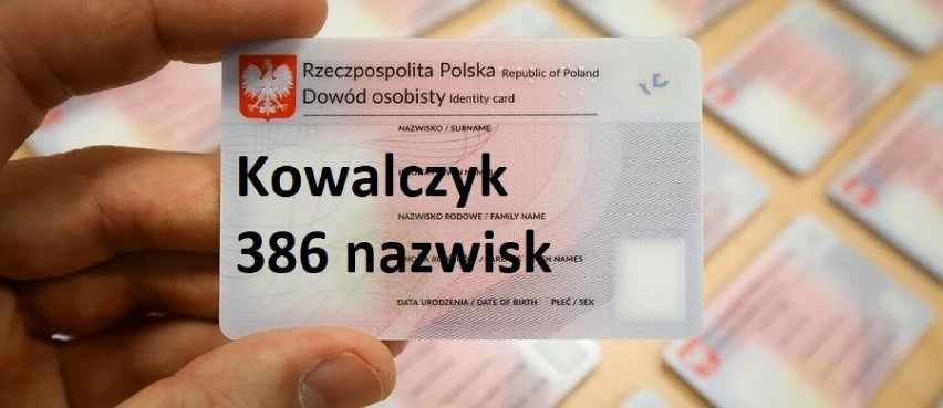 Najbardziej popularne nazwiska w powiecie oświęcimskim...