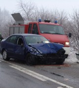 Wypadek w Głogówku. 60-letni kierowca nie żyje