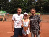 Okopniak, młoda tenisistka ze Szczawna-Zdroju wystąpiła w reprezentacji Polski