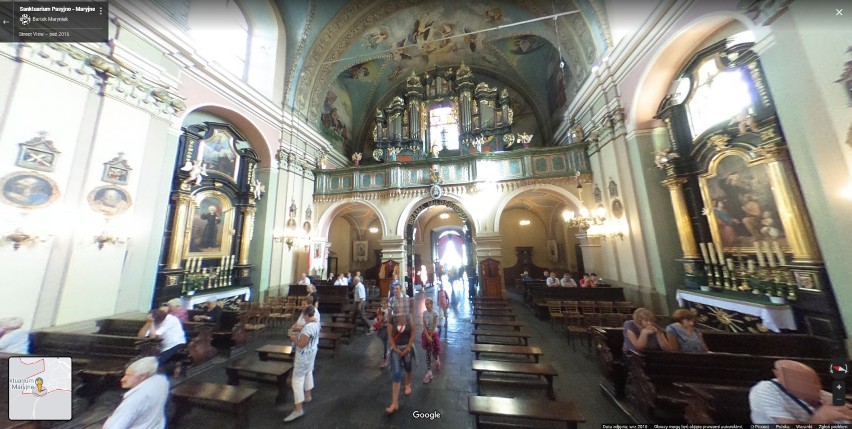 Sanktuarium w Kalwarii Zebrzydowskiej na Google Street View. Zdjęcia nocne i od środka? Musicie to zobaczyć!