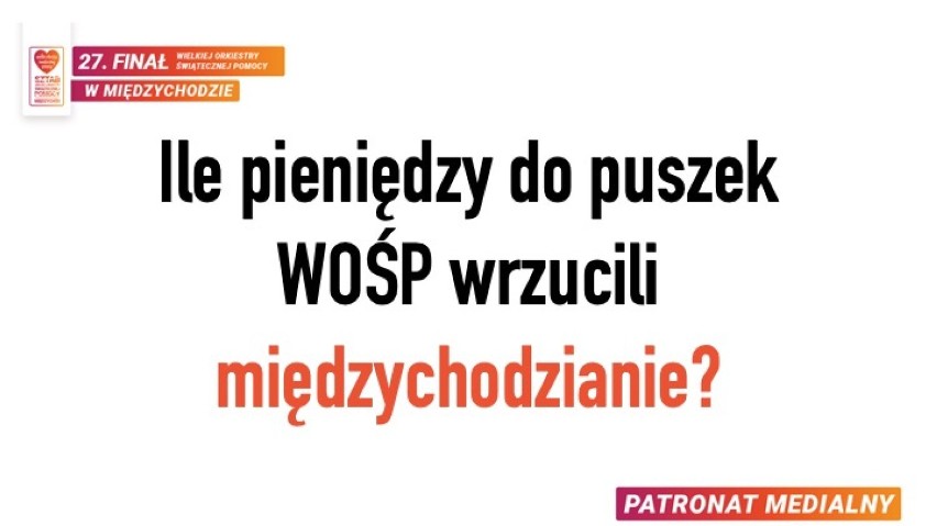 WOŚP Międzychód 2019: ile pieniędzy zebrali...