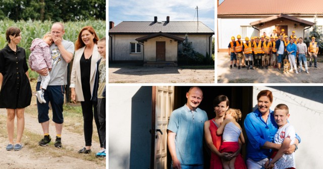 Ekipa programu telewizji Polsat Nasz Nowy Dom wyremontowała dom rodzinie z Makówca.