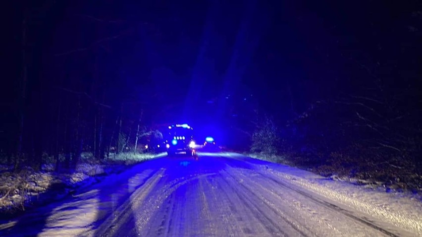 Wypadek w Świerczynie w podkaliskiej gminie Brzeziny