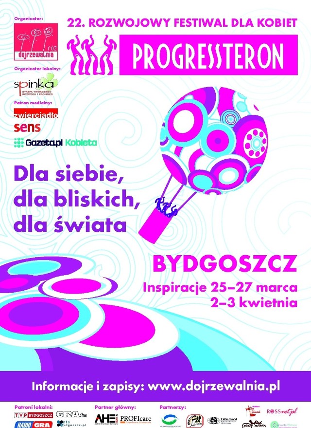 XXII Rozwojowy Ogólnopolski Festiwal PROGRESSteron, dla kobiet, progressteron bydgoszcz, progresteron, kobieta, warsztaty dla kobiet