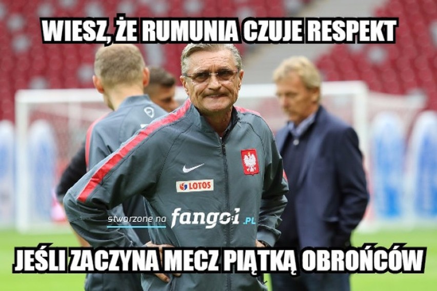 Mecz Polska - Rumunia... i trzy bramki Lewego [MEMY]