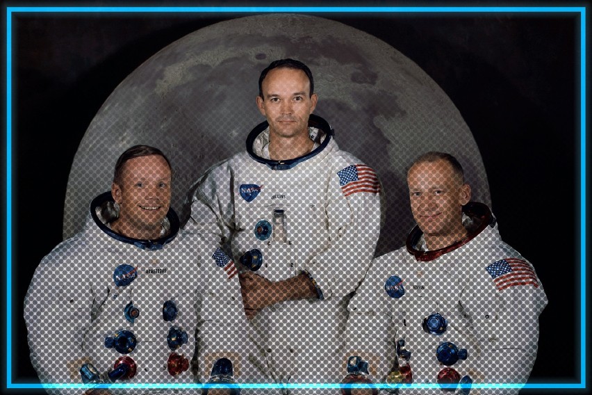 Podczas lądowania na Księżycu misji Apollo 11, Buzz Aldrin...