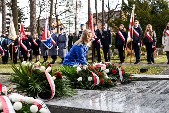 Obchody Święta Niepodległości na Cmentarzu Wojskowym w Lublińcu