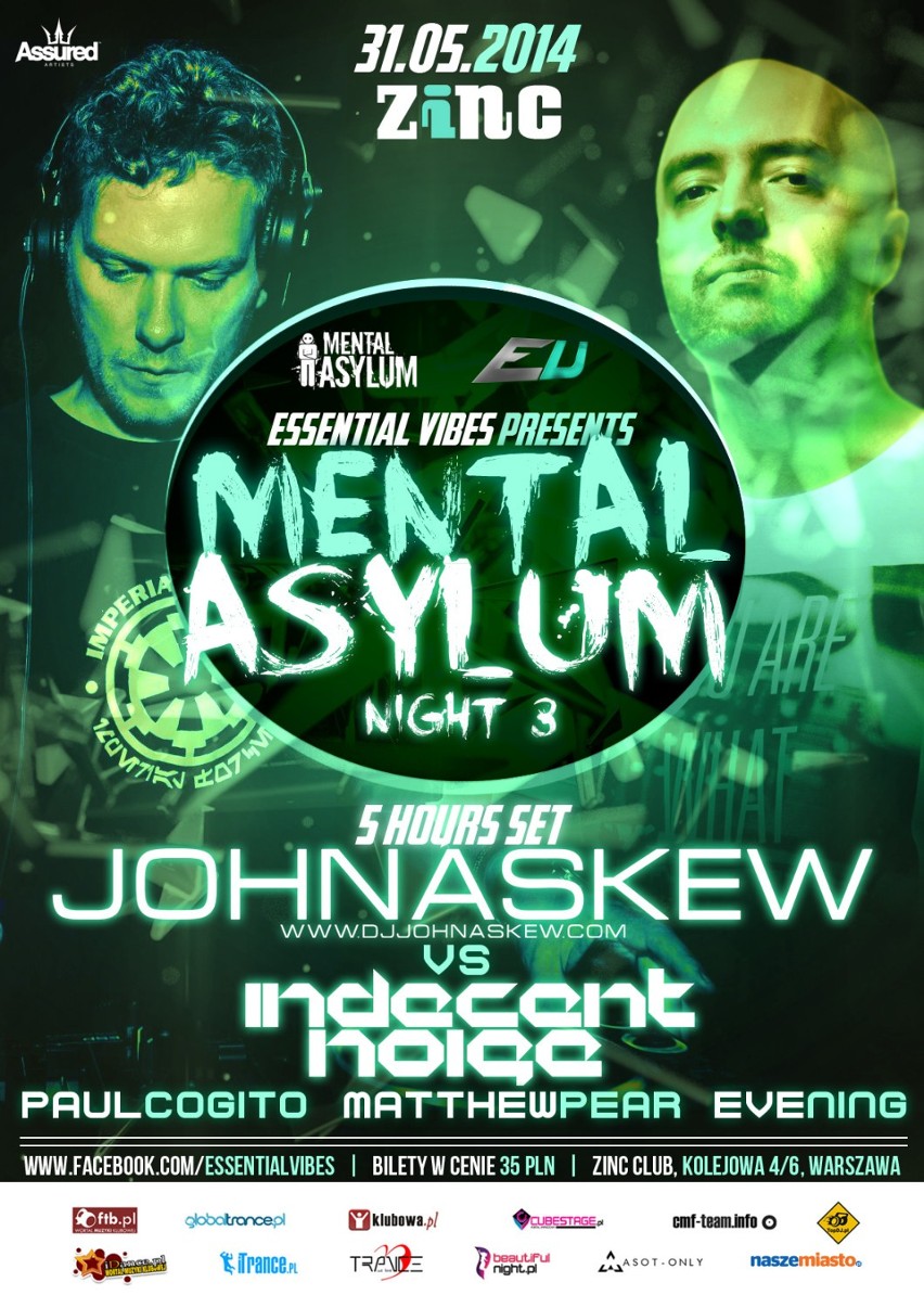 John Askew w Warszawie. Zagra w Zinc Clubie 31 maja