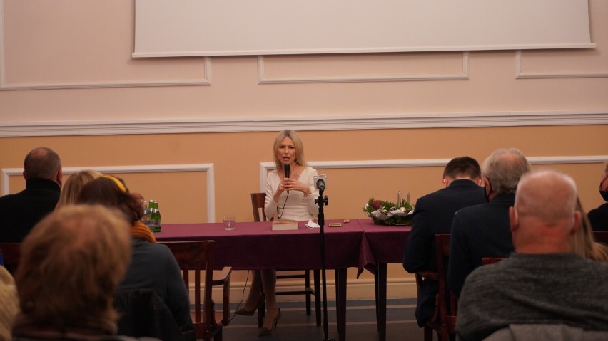 Magdalena Ogórek w Polanicy-Zdroju. Promowała swoją najnowszą książkę 
