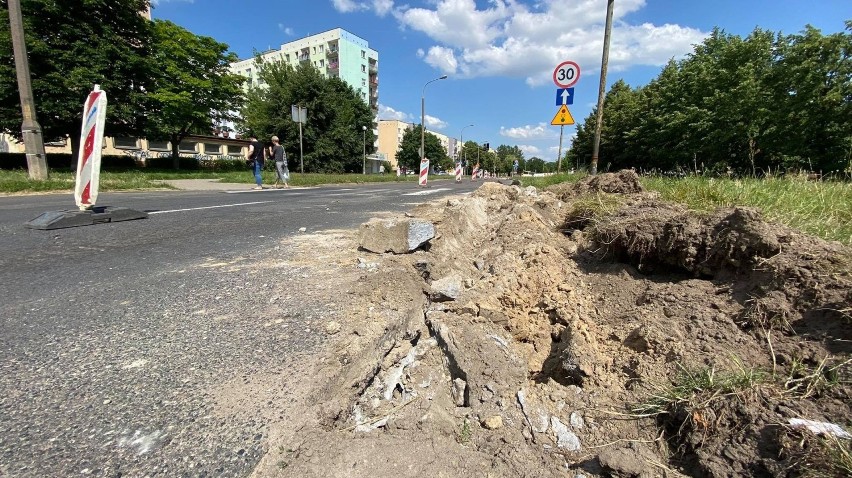 W poniedziałkowy poranek rozpoczął się remont pierwszego...