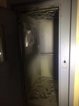Pożar windy w wieżowcu na tczewskich Suchostrzygach - AKTUALIZACJA [ZDJĘCIA]