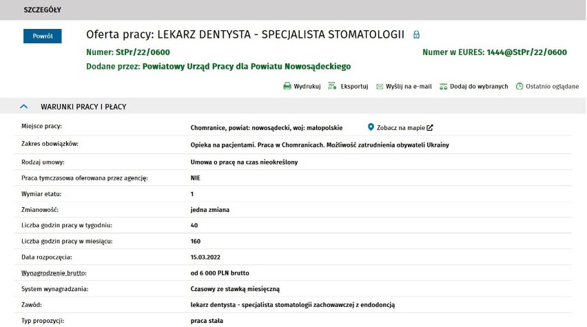 Nowy Sącz. Praca dla lekarzy, kierowców i sprzedawców. Aktualne oferty pracy w Sądeckim i Powiatowym Urzędzie Pracy [MARZEC 2022]