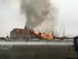 Pożar kamienicy na Rynku w Strzelnie [zdjęcia]
