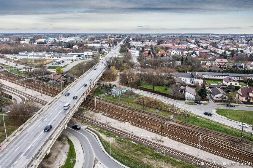 Widok wiaduktu i ulicy Lubelskiej z drona. Dla miasta będzie...