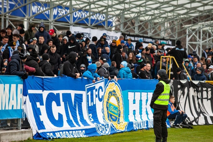 Hutnik Kraków - Ruch Chorzów. Kibice na meczu