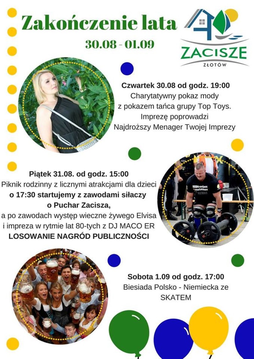 Weekend 1 - 2 września w Złotowie i powiecie. Co? Gdzie? O której godzinie?