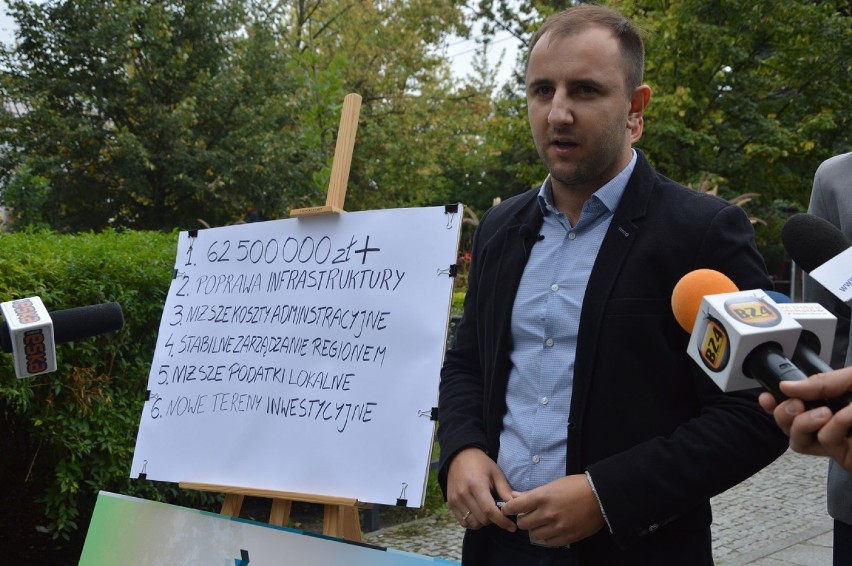 Patryk Marjan proponuje połączenie miasta i gminy Bełchatów