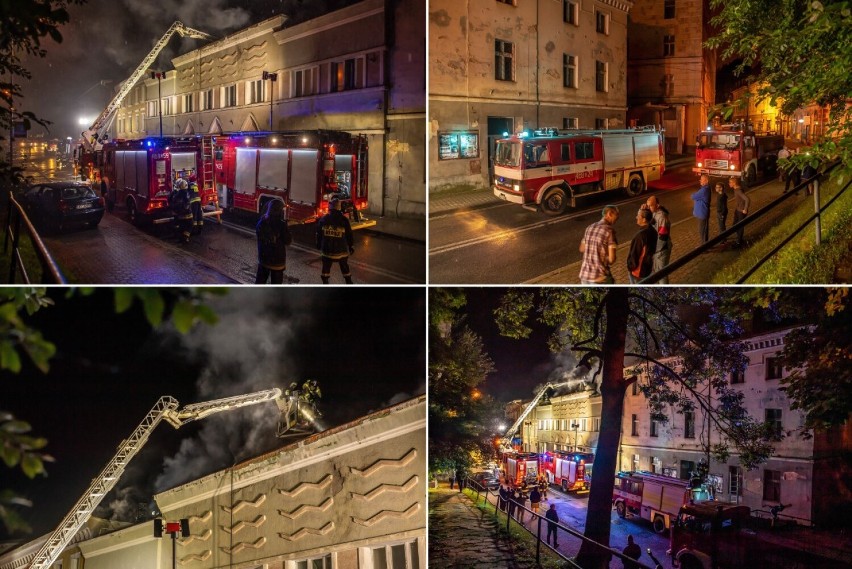 W kurorcie Lądek Zdrój w centrum miasta zapaliła się...