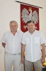 Wicepremier Janusz Piechociński spotkał się dzisiaj z burmistrzem Janem Poloczkiem